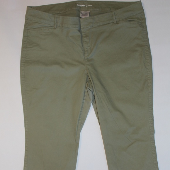 plus size olive green pants